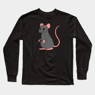 Grey Rat Long Sleeve T-Shirt